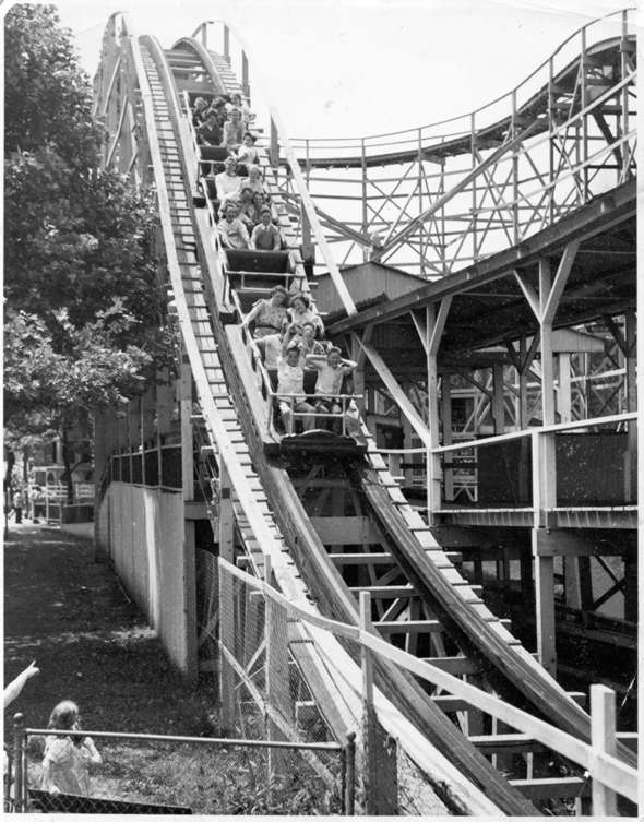 Roller coaster at Marshall Hall