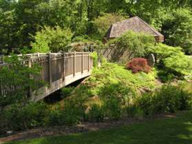 Bridge to the Anderson Pavillion.