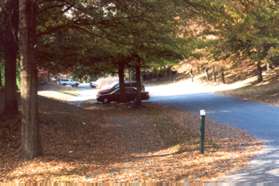 Start on the wide asphalt path west from the parking lot and past the tennis courts.