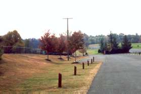 After leaving the dog park continue to the left of the driveway as before.