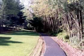 Follow the path with the creek on the right.