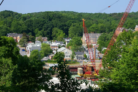 View of the town of Occoquan.