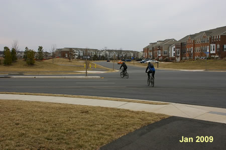 The trail crosses Silverbrook Road.