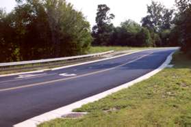 After crossing Walnut Branch Rd turn right and follow the asphalt trail along the side.