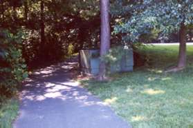 The trail cuts through the pipeline area and joins Autumn Ridge Circle going east.