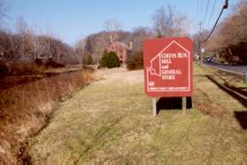 On the other side of Rt 7 walk along the grass to reach the mill.