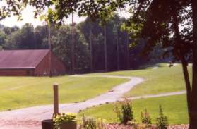 The path shown is for golf carts.  Follow the sidewalk along Soapstone Drive to Sunrise Valley Drive.