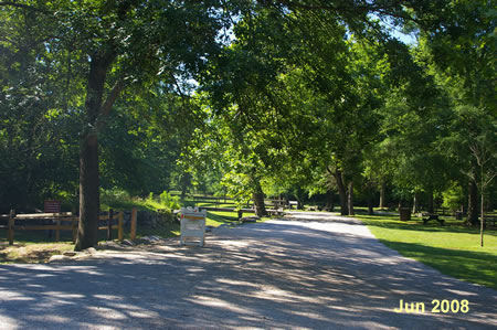 Follow the trail south from the ramp at the visitor center.