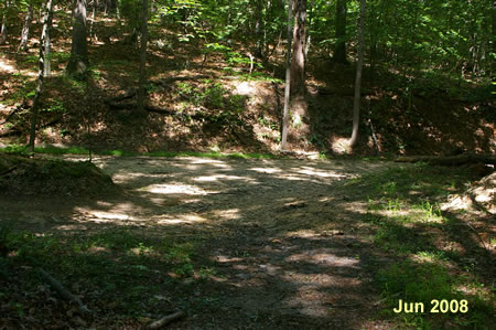 Turn right at the trail intersections to join the Old Carriage Road.