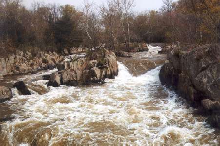 This shows the river flowing through the passage.  At times this passage may be dry.