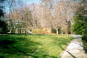 Just beyond the play area shown take the trail to the left.