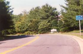 Turn right and follow the trail along Glade Dr.