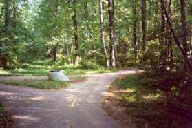 Take the trail to the right at the next trail intersection.