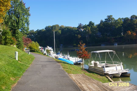 Notice the many electirc powered boats here.