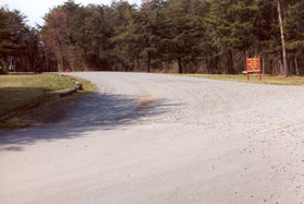 Turn left to follow the signs to Campground C.