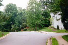 The street crossing shown is at Upper Lake Dr and Cutwater Ct.