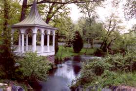 The gazebo shown will appear on the left prior to Old Reston Ave.