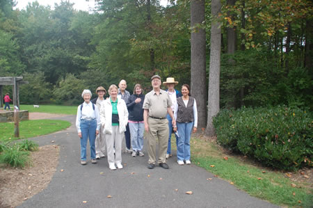 Start of walk.