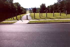 The walk starts on the asphalt trail eastbound from Cassia St between Cliveden St and Exbury St.