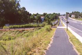 Turn left at the next asphalt trail.