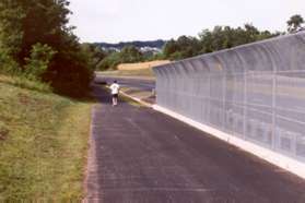 The trail joins the Fairfax County Pkwy.