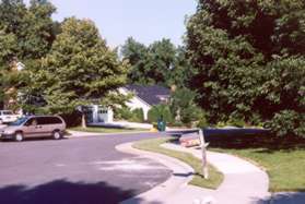 The path intersects with the end of Lake Newport Rd.  Turn right and follow the sidewalk for about 3 houses.