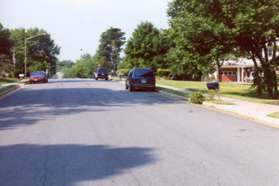 Take the sidewalk to the end of Coat Ridge Rd.