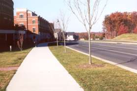 After crossing New Dominion Pwy turn right to follow that street.