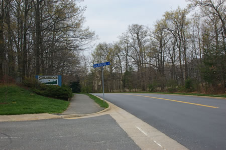 At Twin Branches Rd. turn left to follow the asphalt trail along that road.