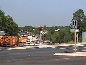 The view from the Fairfax County Parkway.